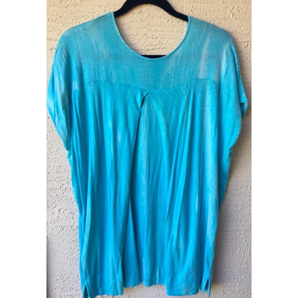 Lisa Rinna Collection Blue Shirt - Picture 6 of 8